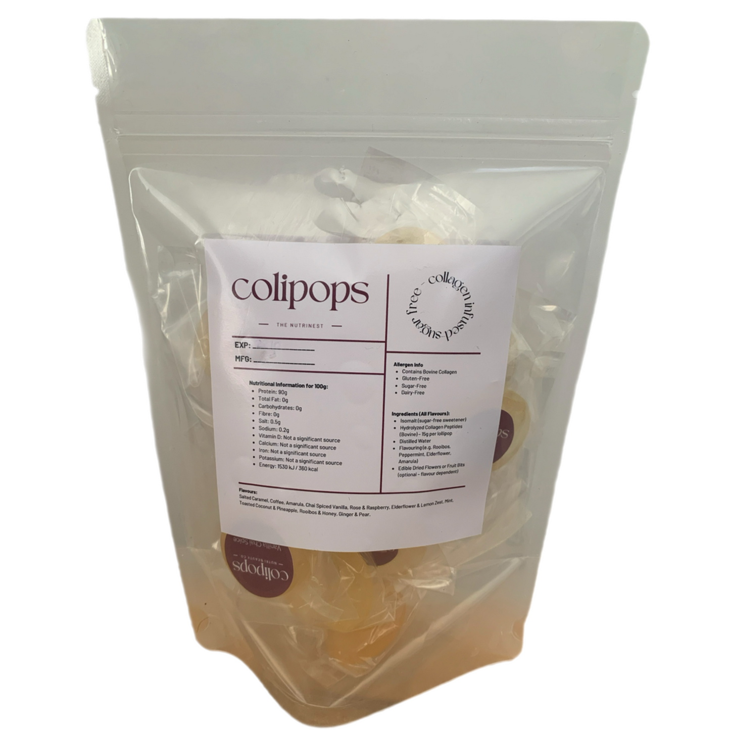 Colipops Collagen Lollipops 10 Pack – Mixed Flavours